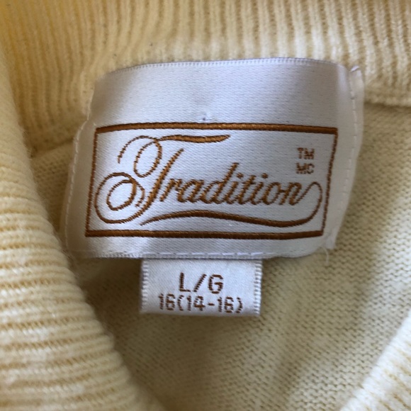 Vintage Cream Pointelle Sweater - Picture 5 of 7